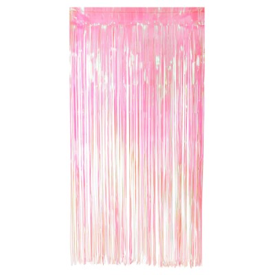 CORTINA MET. IRIDESCENT ROSA CLARO 2 X 1 MTROS