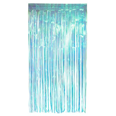 CORTINA MET. IRIDESCENT AZUL CLARO 2 X 1 MTROS