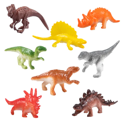 CONJUNTO DE 8 DINOSAURIOS