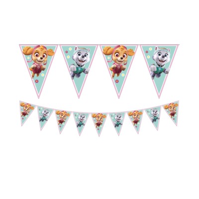 BANDERIN PATRULLA CANINA ROSA