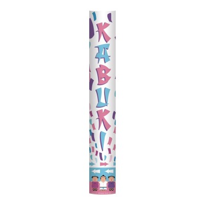 KABUKI PAPEL AZUL 30 CM