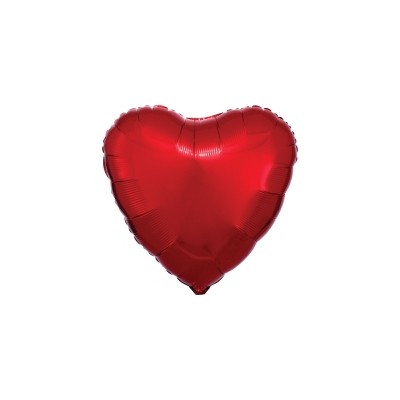 GLOBO CORAZON ROJO FOIL 18 -LIRA