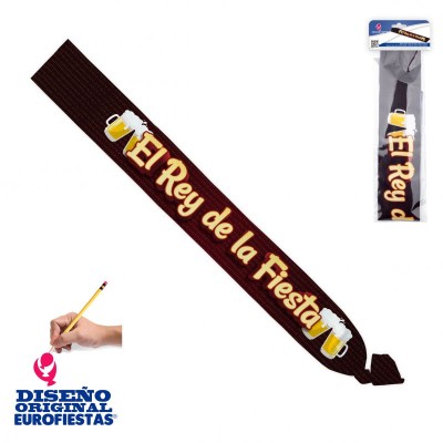BANDA EL REY DE LA FIESTA MARRON JARRAS CERVEZA