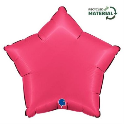 GLOBO ESTRELLA ROSA 18'