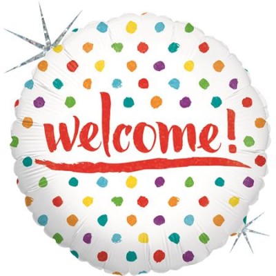 GLOBO FOIL ¨WELCOME¨ 18'