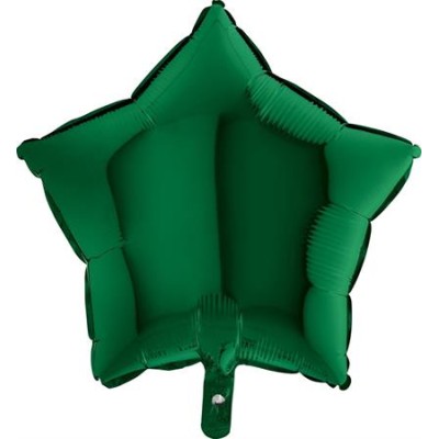GLOBO ESTRELLA VERDE OSCURO 18'