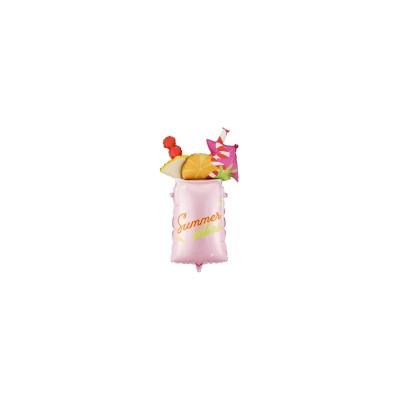 GLOBO FOIL COCKTAIL- 47X79 CM- ROSA