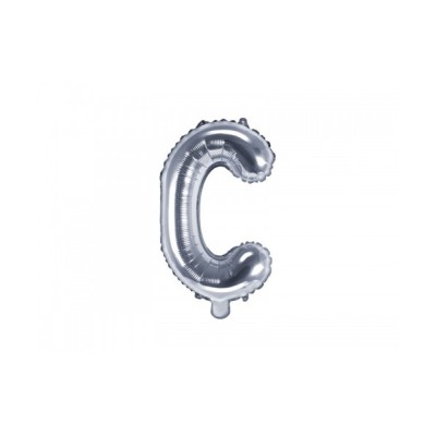 MINI LETRA C PLATA