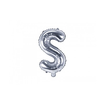 MINI LETRA S PLATA
