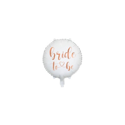 GLOBO FOIL ¨BRIDE TO BE¨ 45 CM
