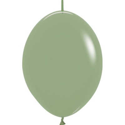 GLOBO LATEX LINK-LOON EUCALIPTO 15 CM 50 UND