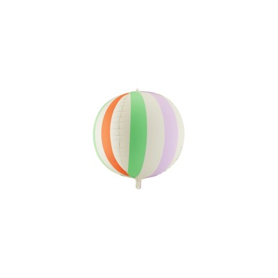GLOBO PELOTA RAYAS 75 CM