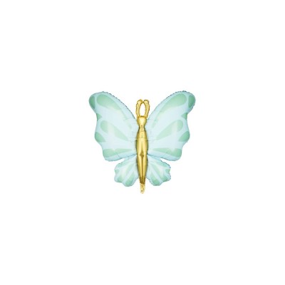 GLOBO FOIL MARIPOSA, 69X69 CM, MENTA