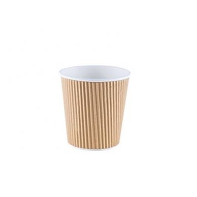 VASOS CARTON ONDULADO 4 ONZ 50 UND