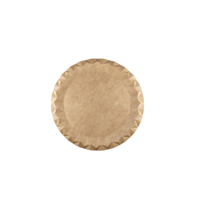 PLATOS CARTON KRAFT 23 CM 100 UND