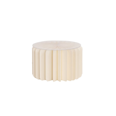 COLUMNA DE PAPEL 15X10 CM MARFIL+PLAST.TOP