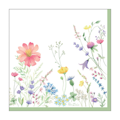 SERVILLETAS IL GIARDINO 33 CM 16 UND