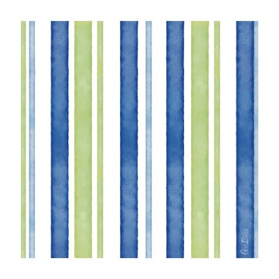 SERVILLETAS BLUE OASIS 33 CM  16 UND