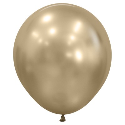 GLOBO LATEX R18 SILK DORADO 45 CM
