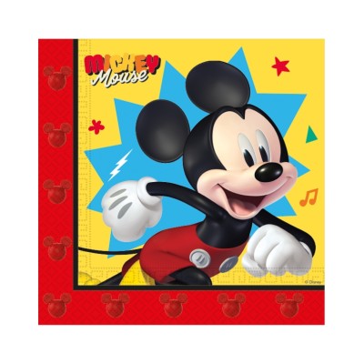 SERVILLETAS MICKEY SALTA 33 CM  S/20