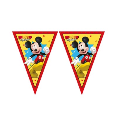 BANDERAS TRIANGULARES MICKEY PLAYFUL 2.3M