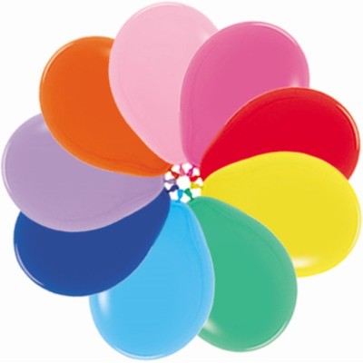 GLOBO LATEX R5 SOLIDO SURTIDO 100 UN
