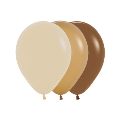 GLOBO LATEX R5 SURTIDO ARENA-LATTE-CAFE 100 UND