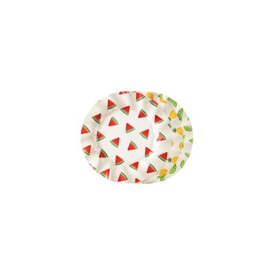 PLATOS FRUTAS- 20,5 CM 6 UND