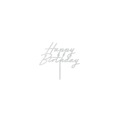 TOPPER HAPPY BIRTDAY PLATA