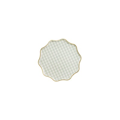 PLATOS CARTON CUADROS 23 CM 6 UND