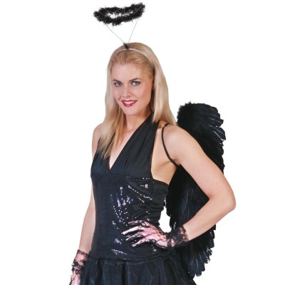 ALAS CON PLUMAS NEGRAS.