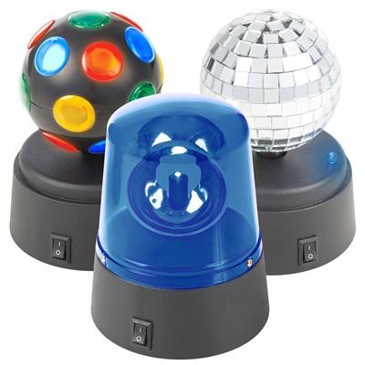 EFECTO MINI SET DE FIESTA LED 3 PIEZAS