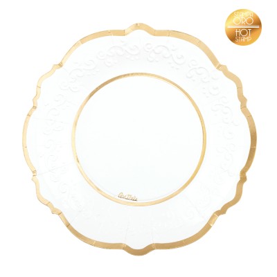 PLATOS 27 CM LIBERTY ORO 8 UND