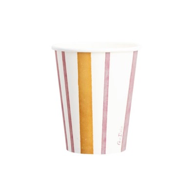 VASOS CARTON DESERT ROSE 250CC 8 UND