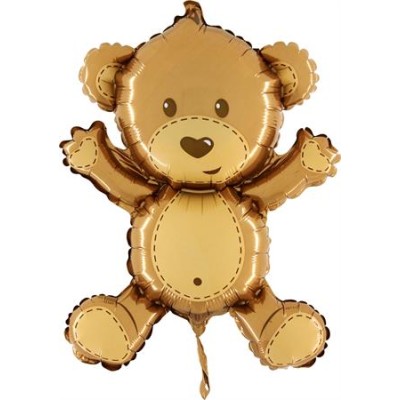 GLOBO MINI FOIL OSITO TIERNO 19'
