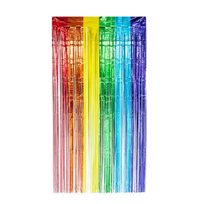 CORTINA METALIZADA ARCOIRIS 2 X 1 MTRS