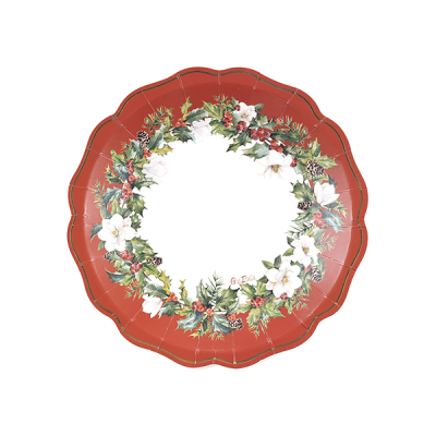 PLATOS LIBERTY BUON NATALE 21 CM 8 UND