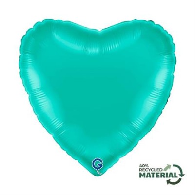 GLOBO FOIL CORAZON TIFFANY 18'