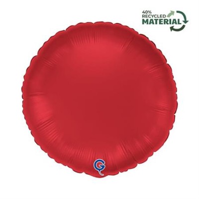 GLOBO FOIL ROJO SATIN 18'