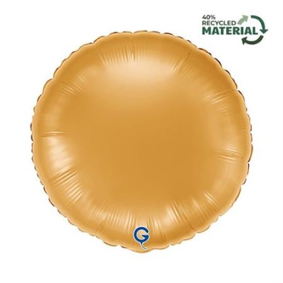GLOBO FOIL CIRCULO ORO 18'