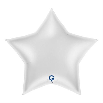 GLOBO FOIL ESTRELLA BLANCA 36'