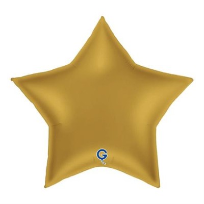 GLOBO FOIL ESTRELLA ORO SATIN 36'
