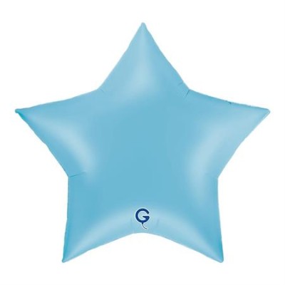 GLOBO FOIL ESTRELLA AZUL MATE 36'