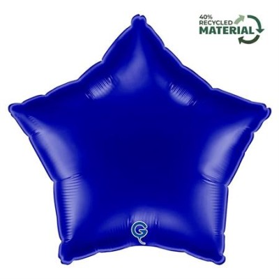 GLOBO FOIL ESTRELLA AZUL CAPRI 18'