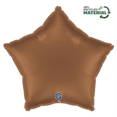 GLOBO FOIL ESTRELLA CHOCOLATE 18'