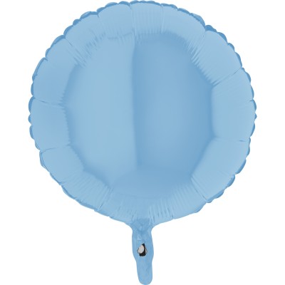 GLOBO CIRCULO AZUL MATTE 18'
