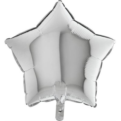 GLOBO ESTRELLA PLATA 18'