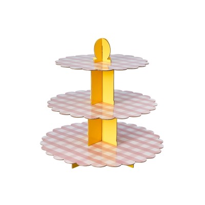 SOPORTE PASTEL CUADROS 3 NIVELES 34 X 35CM