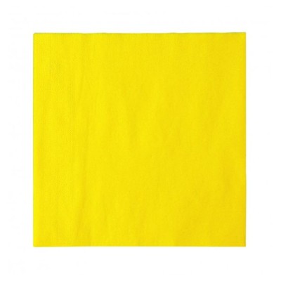 SERVILLETA AMARILLA 40X40 50 UND HODECOR