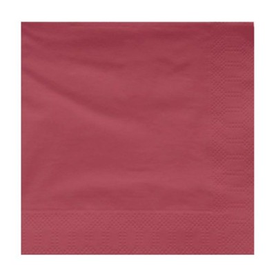 SERVILLETA 40 X 40 PP BURDEOS 50 UND